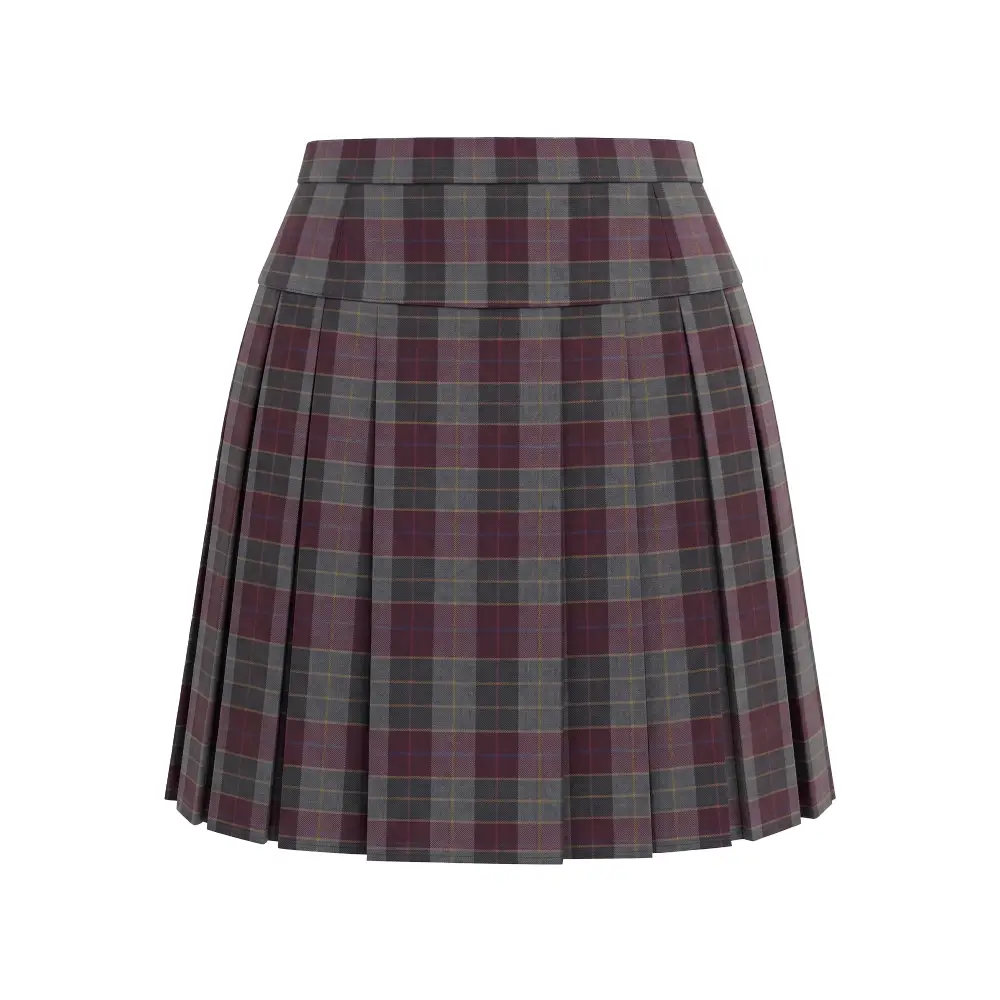 Falda escolar oficial en tela casimir para el uniforme del Colegio Darío Salas de Puerto Montt.